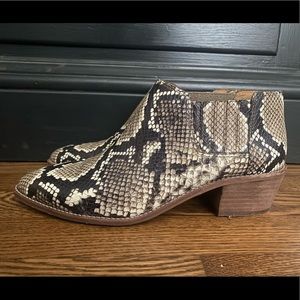 Madewell Snakeskin Booties